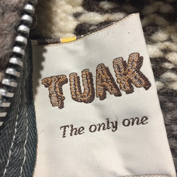 TUAK HAND KNITTED CARDIGAN SWEATERS SIZE M - Picture 8 of 8